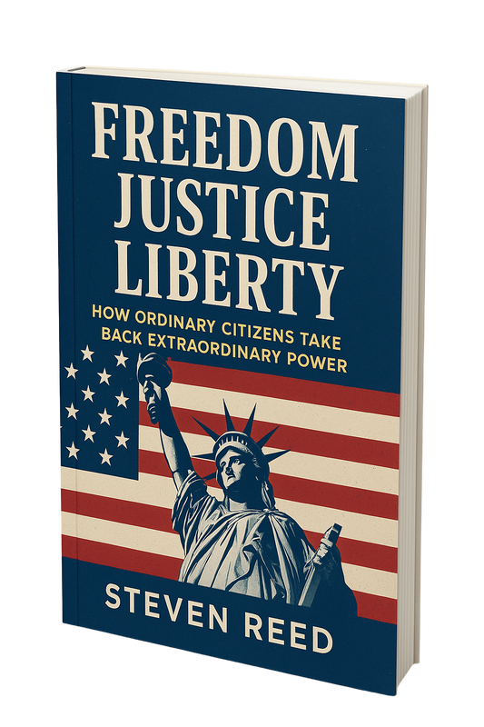 Freedom Justice Liberty By Steven Reed